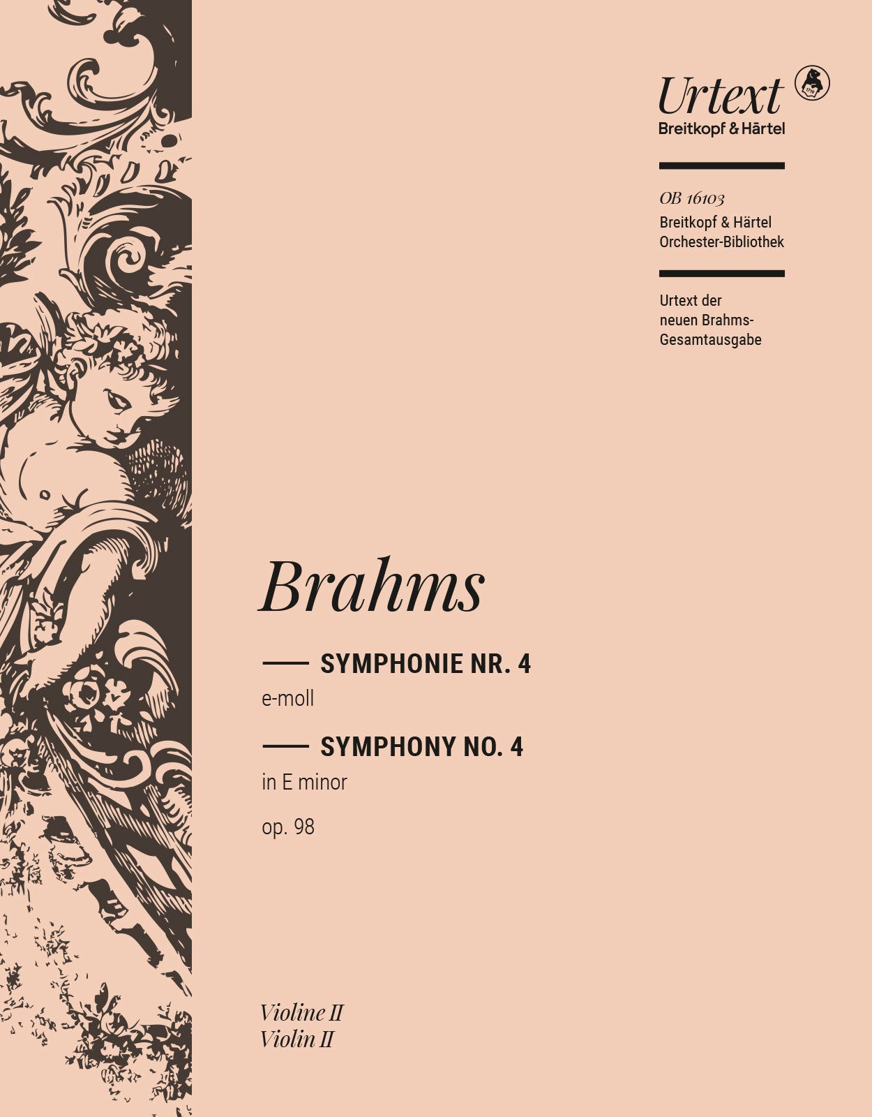 Brahms: Symphony No. 4 in E Minor, Op. 98 – Breitkopf US