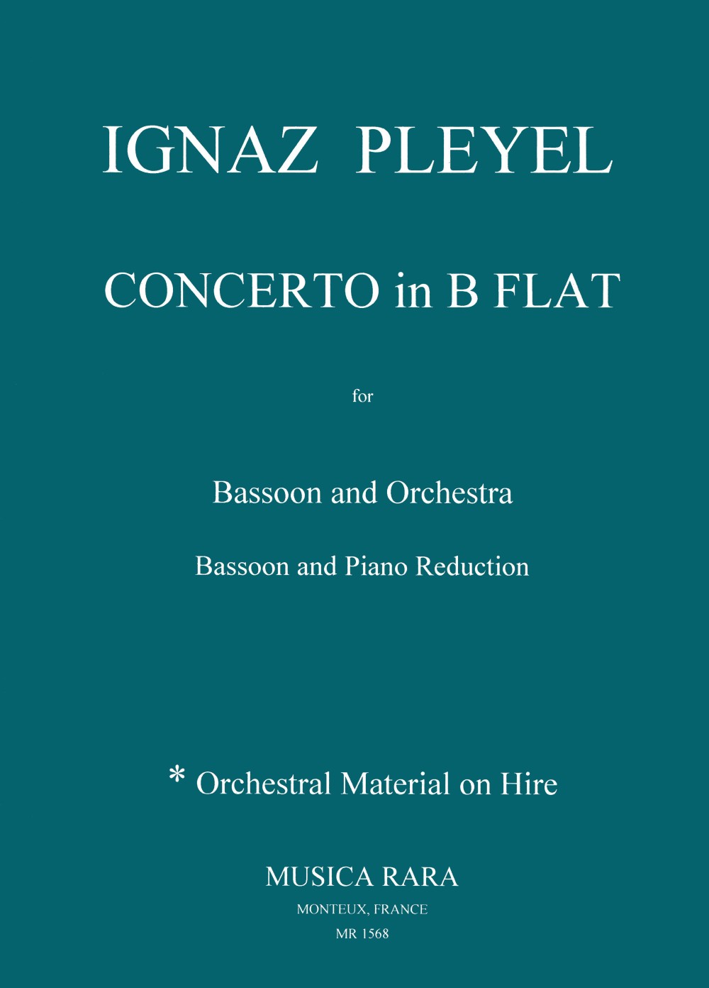 Pleyel: Concerto in B-flat Major, B 107