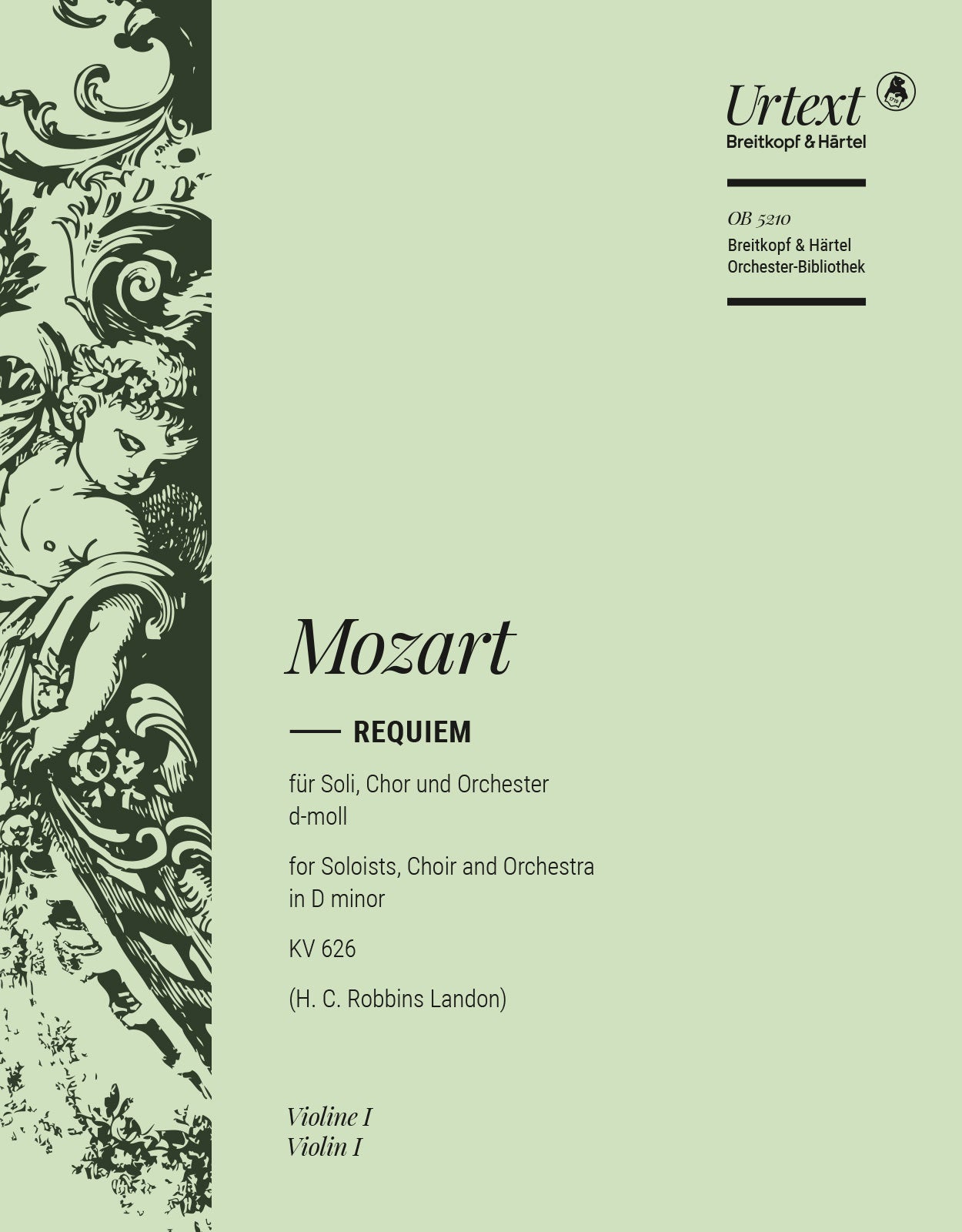 Mozart: Requiem, K. 626 - completed by Landon – Breitkopf US