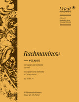 Rachmaninoff: Vocalise, Op. 34, No. 14 (arr. for soprano & orchestra)