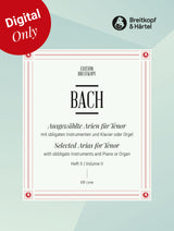 Bach: Selected Arias for Tenor - Volume 2