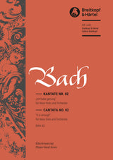 Bach: Ich habe genug, BWV 82 (version for Bass)