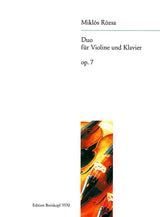 Rózsa: Duo, Op. 7