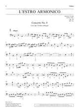 Vivaldi: L'Estro Armonico, RV 522, Op. 3, No. 8