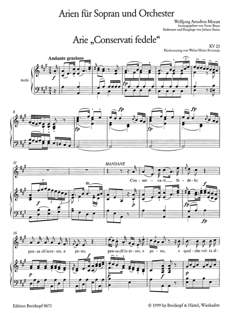 Mozart: Complete Concert Arias for Soprano - Volume 1
