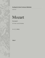 Mozart: Horn Concerto No. 1 in D Major, K. 412/514 (386b)