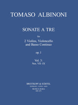 Albinoni: Trio Sonatas, Op. 1, Nos. 7-9
